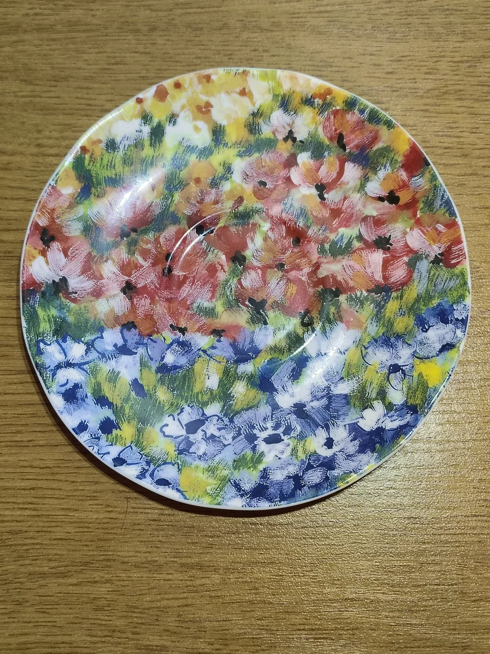 Floral Pattern Tea Cup & Saucer - Multicolor Set (2)